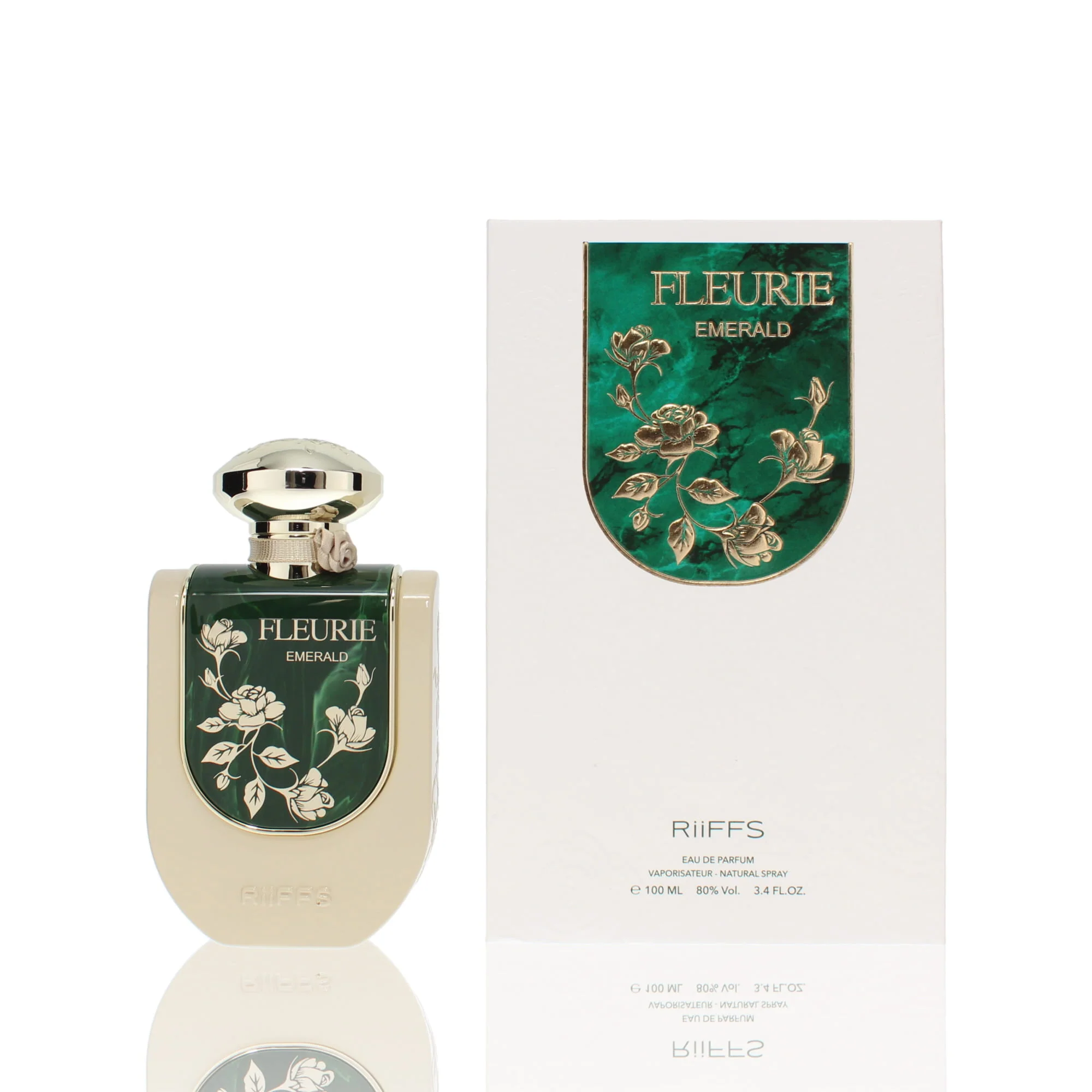 Riiffs Perfumes Fleurie Emerald Green For Woman - Image 2